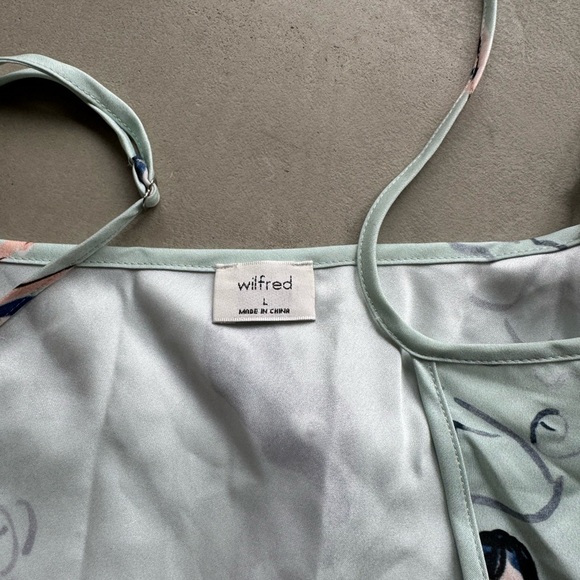 Aritzia Wilfred Slip Dress Midi Length Satin - Picture 3 of 6